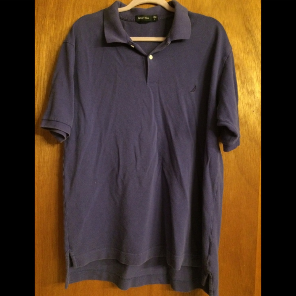 Men’s Purple Nautica Polo Size Large